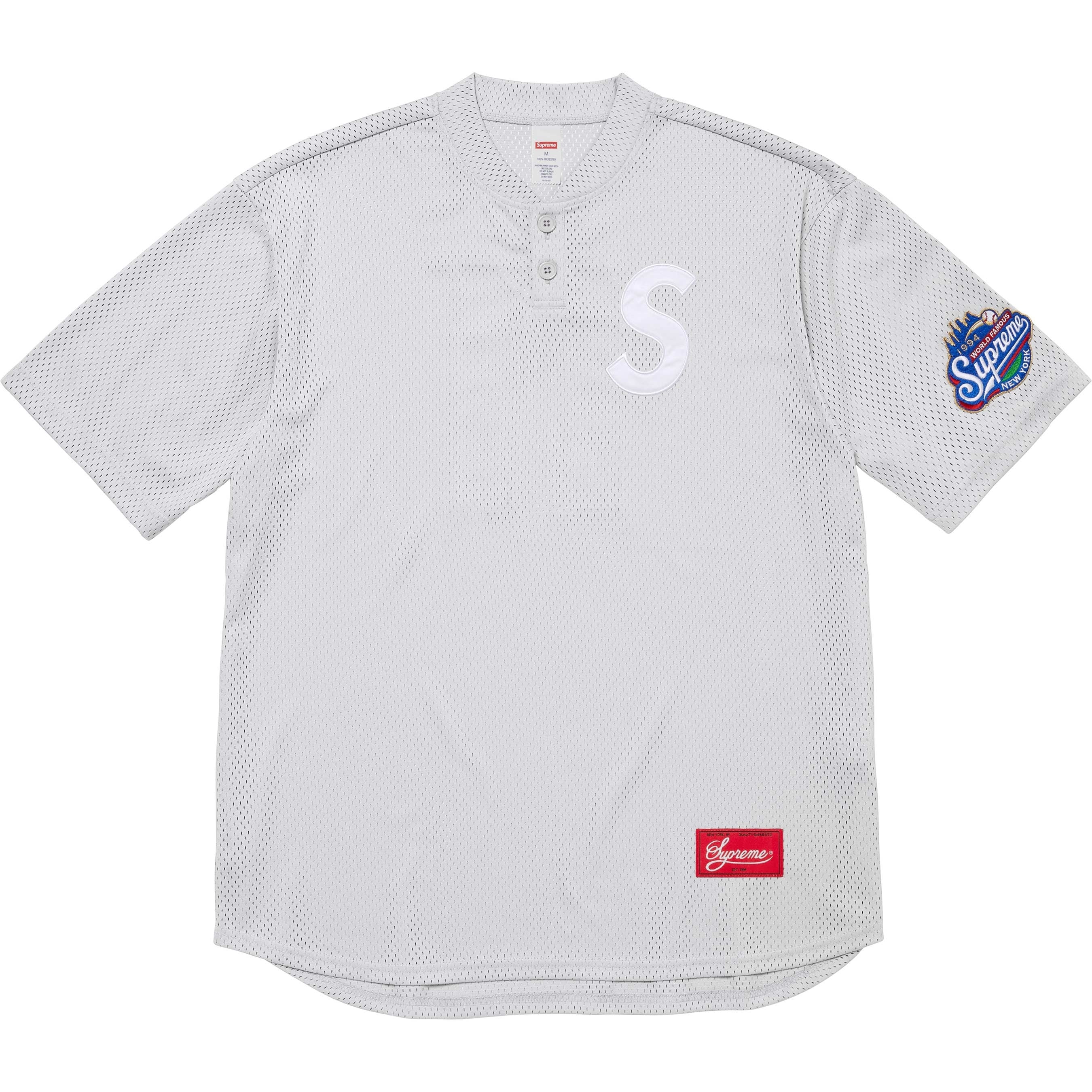 S Logo Baseball Henley view 5